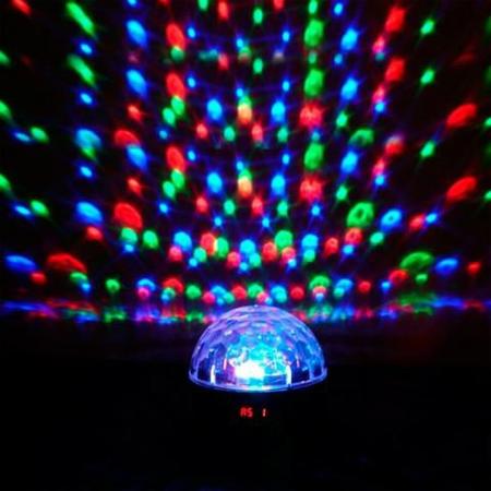 Bola Maluca Dj Jogo De Luz Rgb Bluetooth Musica Pelo Celular