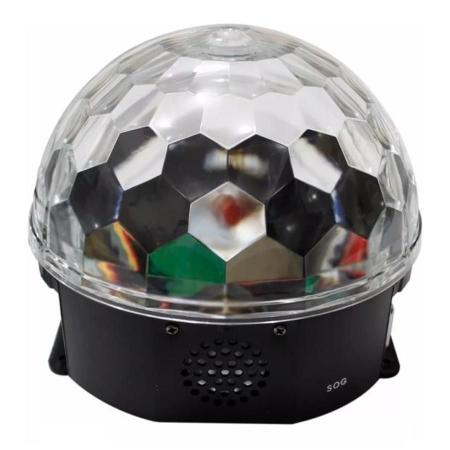 Bola de Cristal LED e Som - maxfesta