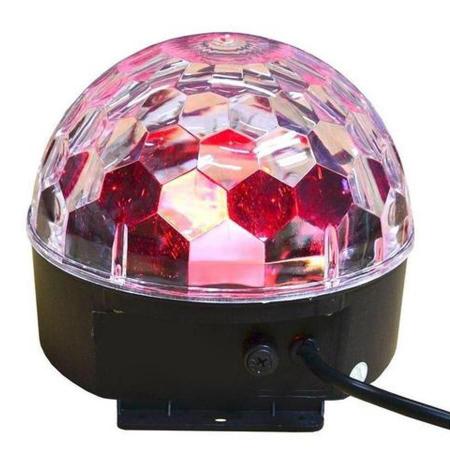 Bola de Cristal LED e Som - maxfesta