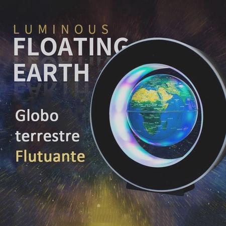 Imagem de Globo Flutuante Magnético De Com Luz Led Planeta Terra -Q-2202