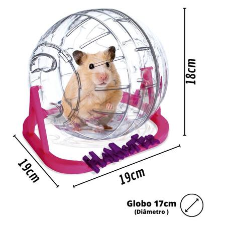 Imagem de Globo Hamster Ball Plast Pet Tamanho M 17cm