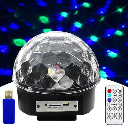 Bola Maluca Mini Globo Jogo De Luz Led Rgb Festa Possui Controle WS3316 -  Bola Maluca - Magazine Luiza