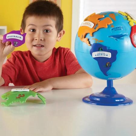 Globo quebra-cabeca - puzzle globe 3a+ - learning resources Imagem de Globo quebra-cabeca - puzzle globe 3a+ - learning resources