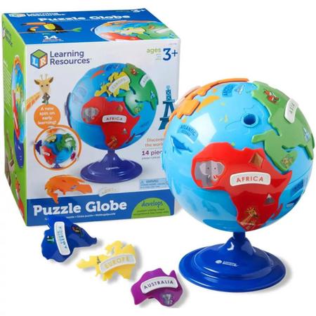 Imagem de Globo quebra-cabeca - puzzle globe 3a+ - learning resources