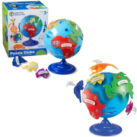 Globo quebra-cabeca - puzzle globe 3a+ - learning resources Imagem de Globo quebra-cabeca - puzzle globe 3a+ - learning resources