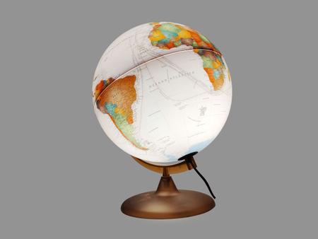 Imagem de Globo Terrestre Geográfico Decorativo Iluminado Bivolt Discovery Creátion 30cm Tecnodidattica