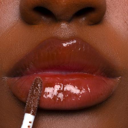 Imagem de Gloss Labial Hidratante Efeito Plump Vizzela Hot Lips Vegano Preenche C/ Brilho e Ácido Hialurônico