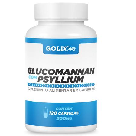Glucomanan Psylium 120 cápsulas - GOLDCAPS