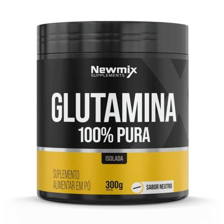 Imagem de Glutamina 100% Pura 300G - Sem sabor - Newmix Suplementos