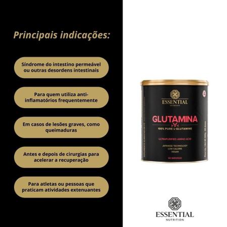 Imagem de Glutamina (100% Pura L-Glutaminas) de 300g-Essential Nutrition