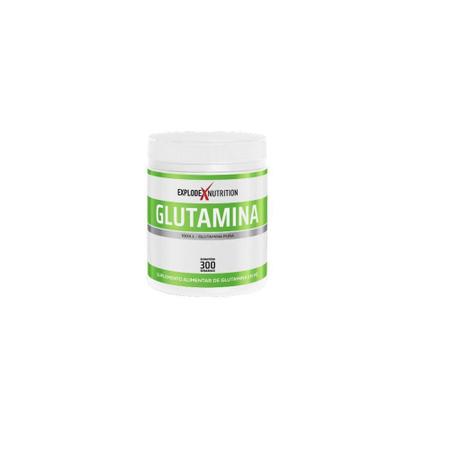 Imagem de Glutamina 300g Natural 100 Pura Aumento Massa Muscular - Explode Nutrition