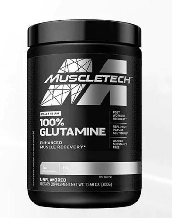 Imagem de Glutamina Platinum 100% Glutamine Muscletech 300g 60 Doses