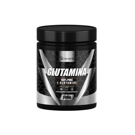 Imagem de Glutamina Pura 100% Pure L- Glutamine - Suplemento Em Pó - 300g Denavita