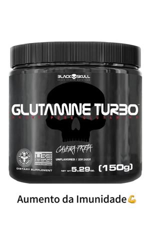 Imagem de Glutamina Turbo 150g - Black Skull - glutamine