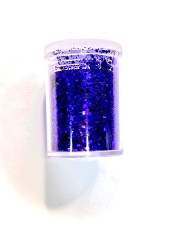 Imagem de GM8-A Glitter Chunky flocado Poliéster Importado resina unha 50gr - NAVY