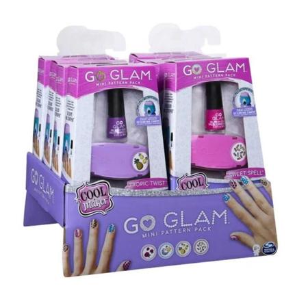 Kit de Pintar e Decorar Unhas - Go Glam Fashion Pack Rosa 2132