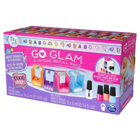 Go Glam U Nique Refill Pack Kit Decorar e Pintar Unhas Sunny na