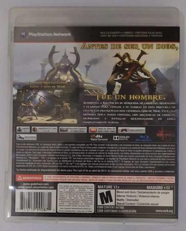 God of War: Ascension - Jogo PS3 Midia Fisica, Magalu Empresas