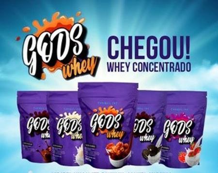 Imagem de Gods Whey 100% concentrado 900g