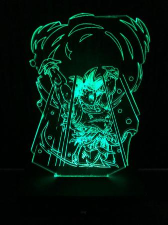 Imagem de Goku, Genki Dama, Luminária Led 3d, 16 Cores, Dragon Ball Z, Abajur