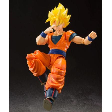 Boneco do goku articulado super sayajin 2 fullpower