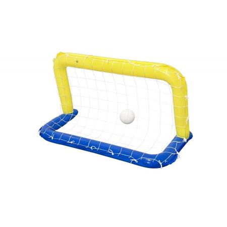 Imagem de Gol Inflável Golzinho Rede Traves Piscina Flutuante + Bola