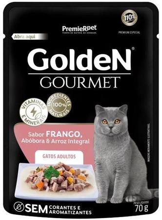Imagem de Golden Gourmet Sachê Gatos Adultos Frango 70gr