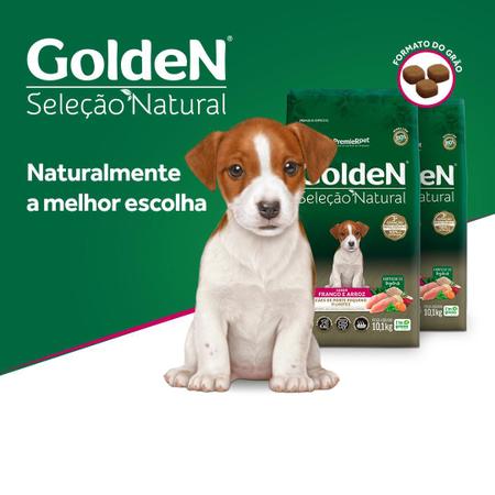 Imagem de GoldeN Seleção Natural Cães Filhotes Porte Pequeno Frango & Arroz 10.1 kg