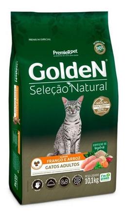 Imagem de GoldeN Seleção Natural Gatos Adultos Frango e Arroz 10.1 kg