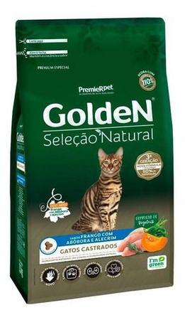 Imagem de GoldeN Seleção Natural Gatos Castrados Frango com Abóbora & Alecrim 1 kg