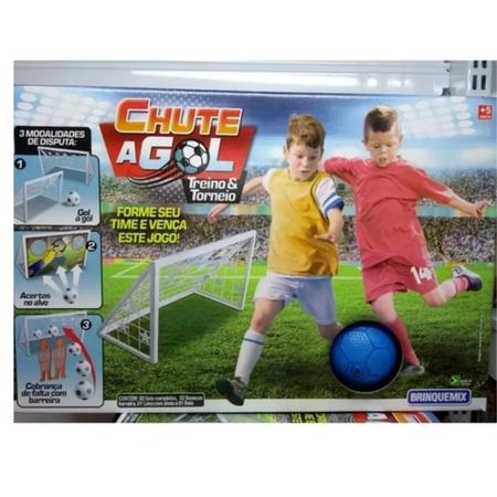 Jogo Futebol De Mesa Game Chute 2 Em 1 BrinqueMix Brinquedo