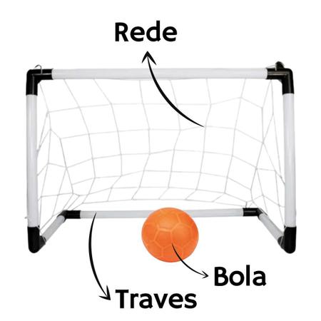 Golzinho Brinquedo Futebol Infantil Jogo Bola Rede 2 Traves - brinquemix -  Esportes Infantil - Magazine Luiza