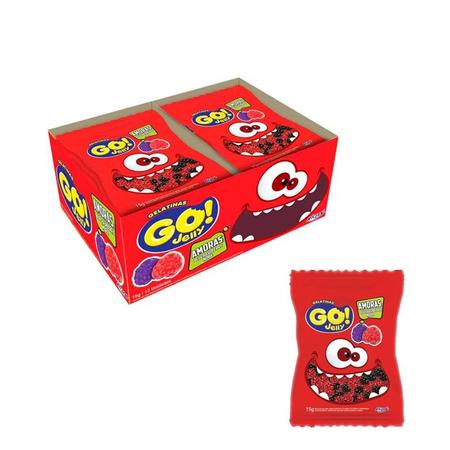 Imagem de Goma Gelatina Go Jelly 15g Amoras 12un