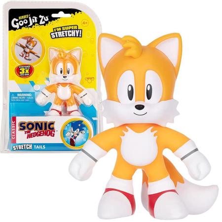 Compre Goo Jit Zu - Boneco Elástico de 12cm do Tails - Sonic aqui