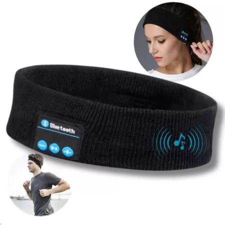 Imagem de Gorro Esportivo Com Bluetooth Para Exercícios De Respiração