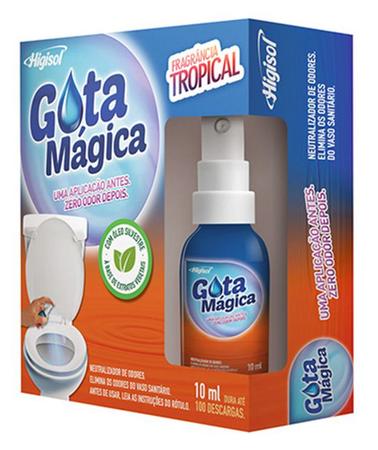 Imagem de Gota Mágica 10ml - Odorisador para banheiro - Versão spray