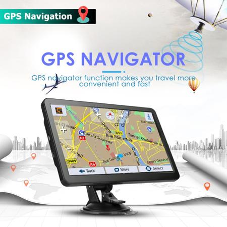Imagem de GPS Automotivo Truck LCD 7 Pol. Touch FM Aviso De Radar e Alertas Atualizado