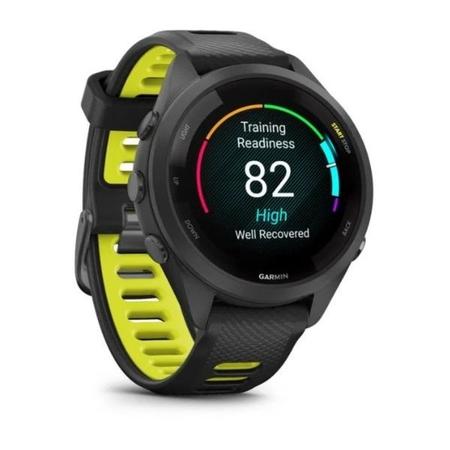 Imagem de GPS Garmin Forerunner 265s Amoled Music Preto com Amarelo