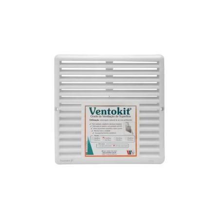 Imagem de Grade De P/ Ventilação 19x19 Cm Anti-inseto Ventokit