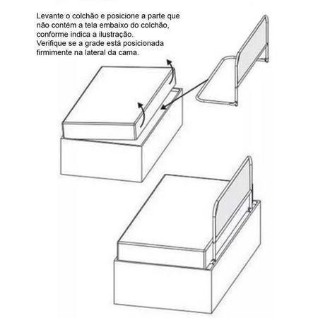 Grade de Proteção para Cama Protege Bebês - Ninos Imagem de Grade de Proteção para Cama Protege Bebês