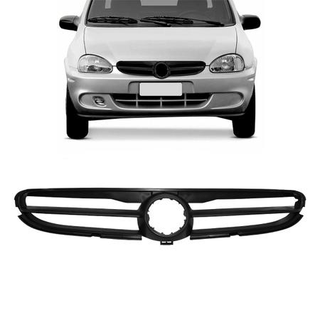 Grade Radiador Chevrolet Corsa Classic 2000 a 2008 Preto Fipparts - 1345914  - Homologacao