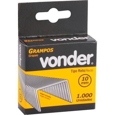 Imagem de Grampo 10mm reto para grampeador com 1000 peças - Vonder