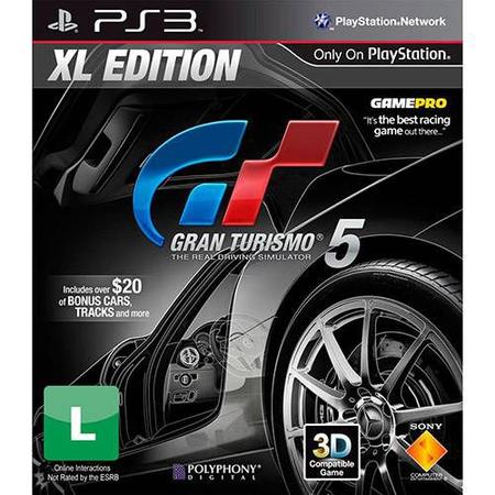 Gran Turismo 5 XL para PS3 - Sony - Jogos de Corrida e Voo - Magazine Luiza