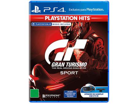 Jogo Gran Turismo Sport PlayStation Hits PS4 Mídia Fisica Lacrado - Sony -  Jogos de Corrida e Voo - Magazine Luiza