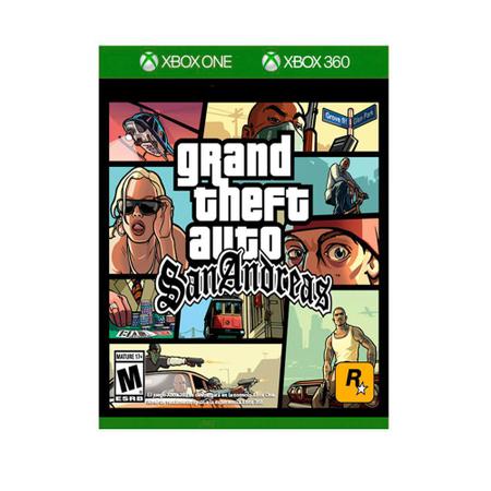 Grand Theft Auto San Andreas GTA - Xbox One / Xbox 360 - Rockstar Games -  Jogos de Ação - Magazine Luiza