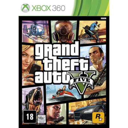 xbox 360 GTA 5 raridade novo copia dvd duplo - Escorrega o Preço