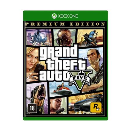 GTA 5 Grand theft Auto V Xbox Premium Mídia Física Lacrado