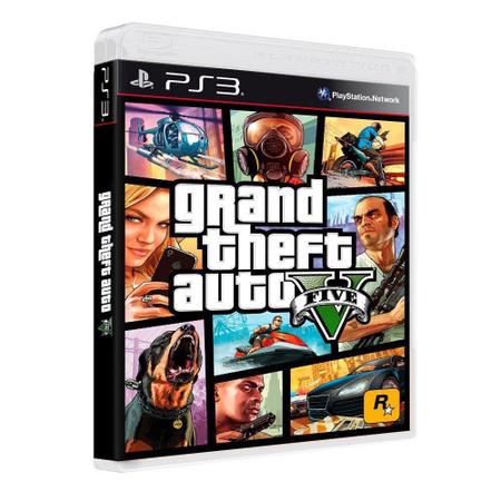 Grand Theft Auto V - GTA V - GTA 5 PS3 - Game Games - Loja de Games Online