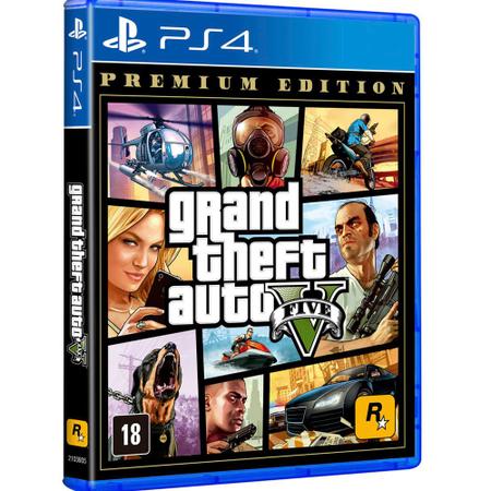 Grand Theft Auto V (GTA 5) Premium Edition-ps4 - ROCKSTAR GAMES - GTA -  Magazine Luiza