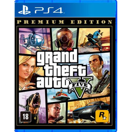 Grand Theft Auto V (GTA 5) Premium Edition-ps4 - ROCKSTAR GAMES - GTA -  Magazine Luiza